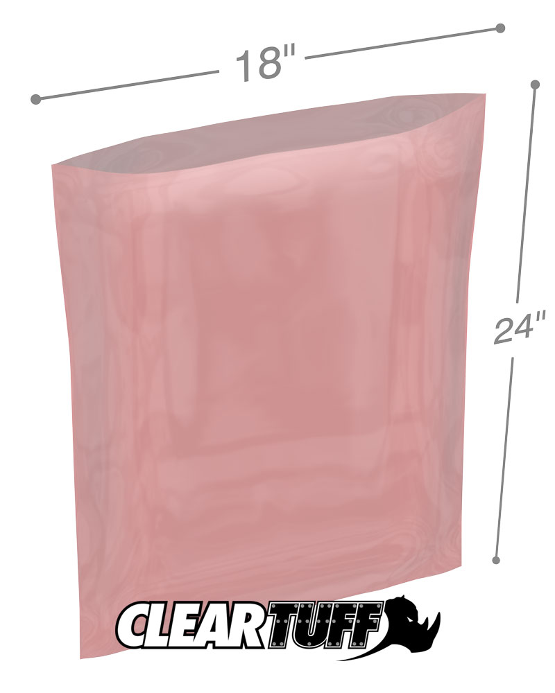 18" x 24" 4 Mil AntiStatic Poly Bags