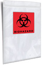 3 Wall Reclosable Printed 2 color Biohazard Document Pouch with Back Flap 3 Wall Reclosable Printed 2 color Biohazard Document Pouch with Back Flap