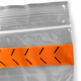 Close Up of 8x10 Specimen Lab Bio Transport bag with Document Pouch Zipper