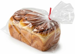 4" x 2" x 8" .65 Mil Poly Bakery Bread Bags