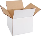 White 8 x 8 x 6 Cardboard Boxes