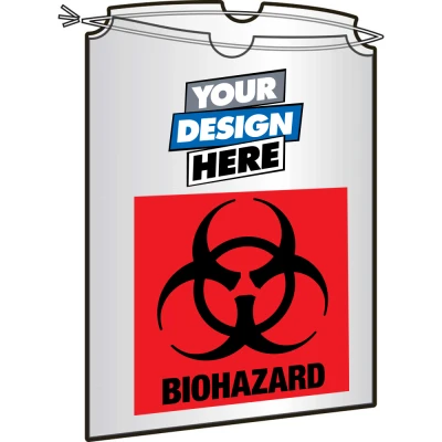 Custom Printed Biohazard Bags Custom Printed Biohazard Bags
