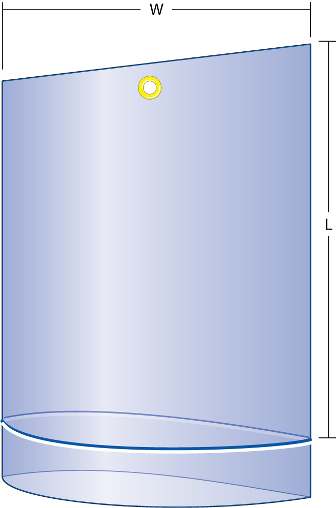 Eyelet Grommet Zip Locking Bag Custom