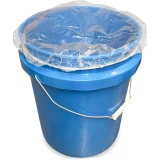 Bucket with 5 Gallon 4 Mil Elastic Pail Dust Cover