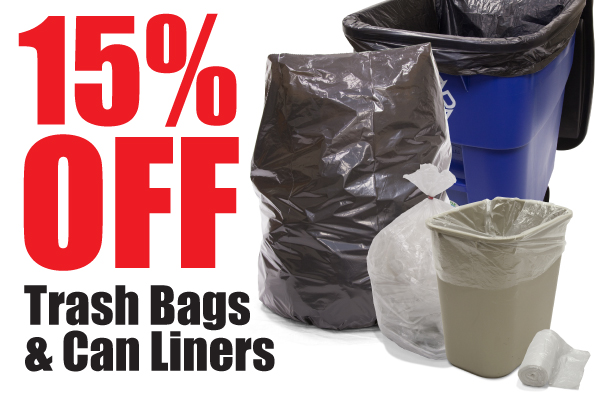 Get 15% Off Trash Bags from International Plastics!