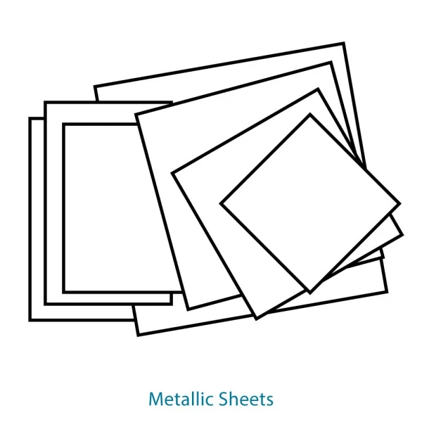 30x30 Premium Metallic Sheets