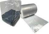 Clear 25x15x30 1.5mil Gusseted Poly Bags on Roll