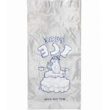 Back of 10 lb. Plastic Ice Bag - PURE ICE Polar Bear