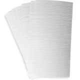 Sheets of Twist Ties for 20 lb. Wicketed Plain Top PURE ICE Plastic Ice Bags 13.5 x 28 + 4 BG .002
