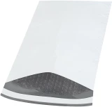 White 8.5x14.5 bubble lined poly mailers 25 per Case