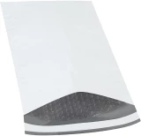 White 8.5x14.5 bubble lined poly mailers Bulk