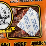Oxy-Guard Oxygen Absorbing Packets 50cc in Beef Jerky Bag
