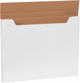 White 20x16x1 jumbo fold over mailers
