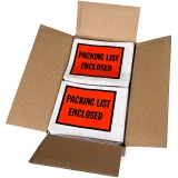 Case of 4.5 x 5.5 Full Face Packing List Enclosed Envelopes