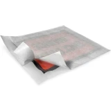 Close up of 4.5 x 5.5 Invoice Enclosed Packing List Full Face Side Loading Adhesive Backing