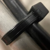 Black 6 inch Nylon Tamper Evident Cable Zip Ties