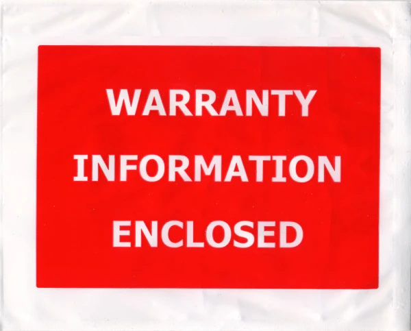 7x5.5 Full Face Warranty Information Enclosed