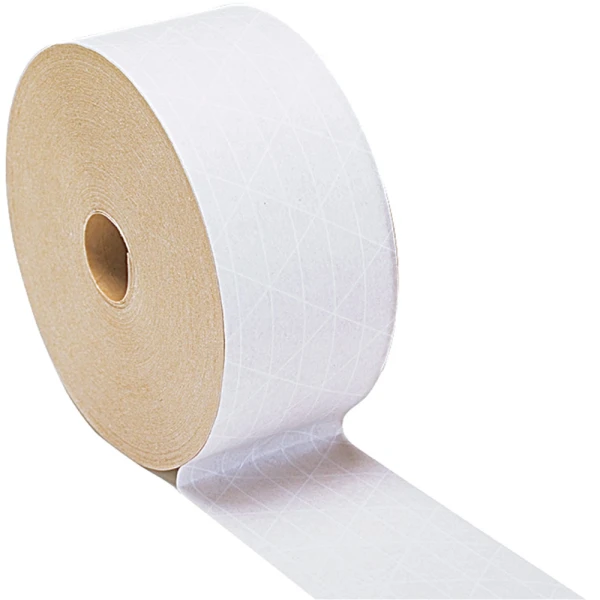 3 x 450 Reinforced Gummed White Paper Tape Water-Activated Paper Packaging Tape
