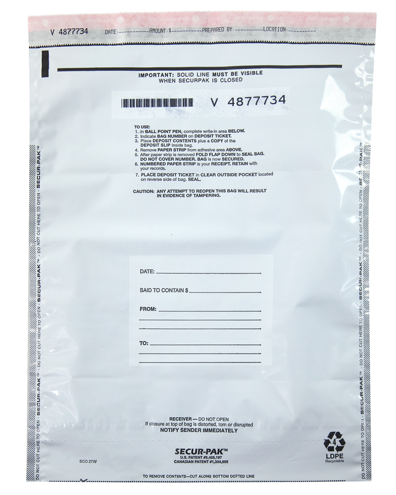 Plastic Bank Deposit Bags IUCN Water