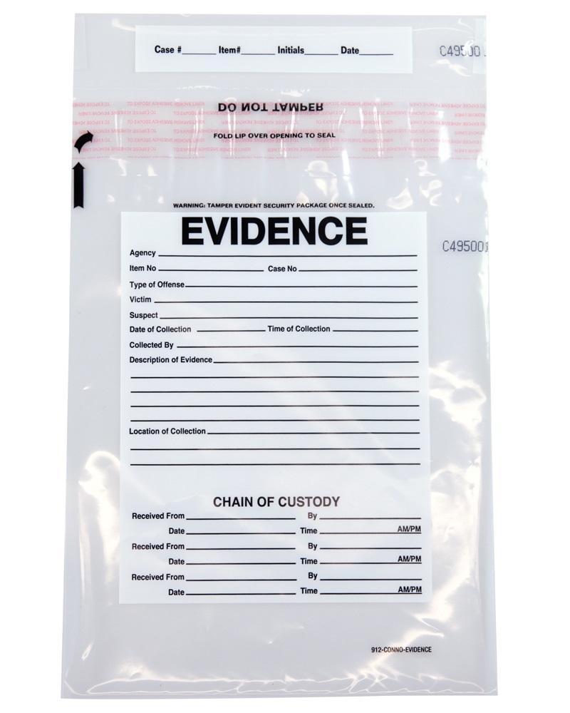 evidence plastic bags