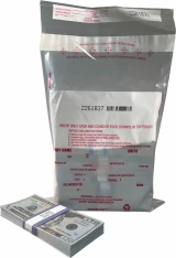 Plastic Bank Deposit Bags 9 x 12 Secur-Pak