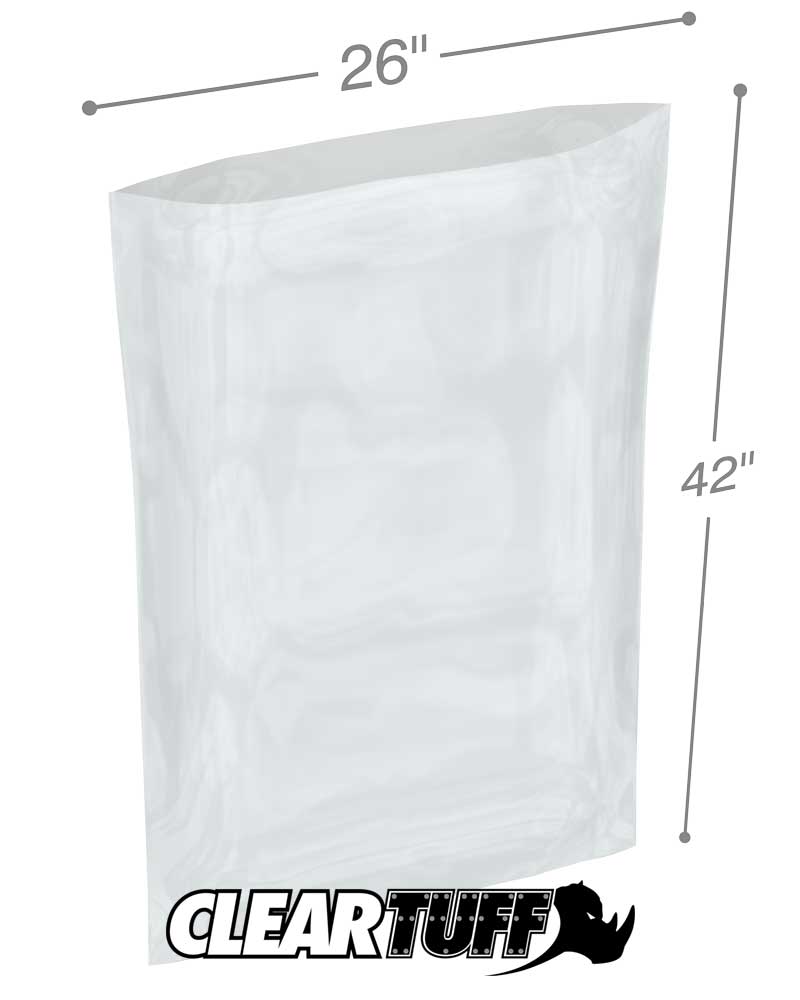 26" x 42" 1.5 Mil Poly Bags