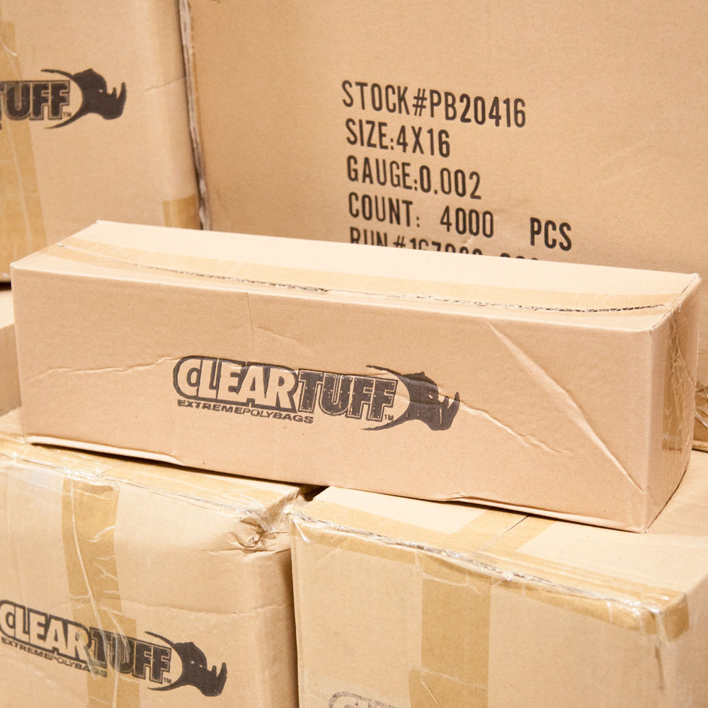 4" x 16" 2 Mil Poly Bags