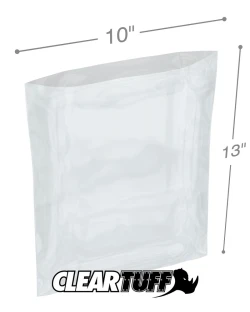 10" x 13" 4 Mil Flat Poly Bags
