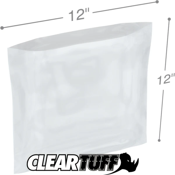 2 Mil 12 x 12 Poly Bags