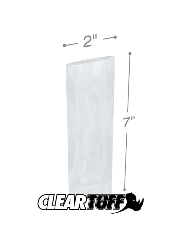 2 x 7 1.5 mil Poly Bags