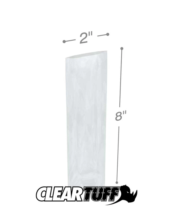2 x 8 4 mil Poly Bags