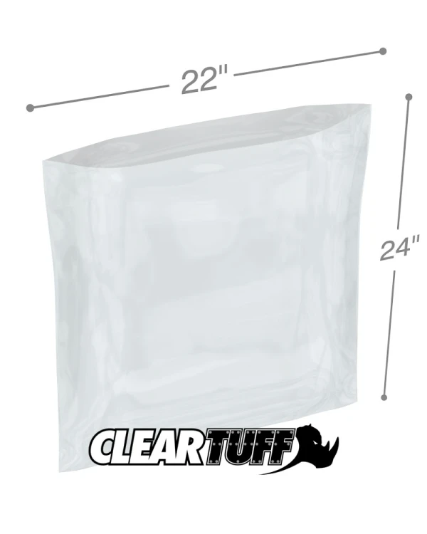 22 x 24 1.25 mil Poly Bags