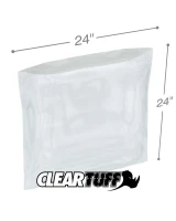 Clear 24 x 24 1.5 mil Poly Bags