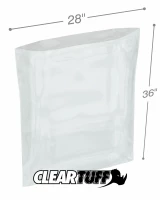 Clear 28 x 36 3 mil Poly Bags