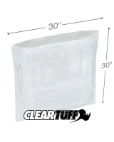 Clear 30 x 30 1.5 mil Poly Bags