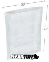 Clear 30 x 42 1.5 mil Poly Bags