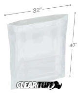 Clear 32 x 40 1.5 mil Poly Bags