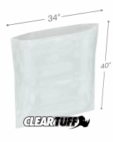 Clear 34 x 40 3 mil Poly Bags