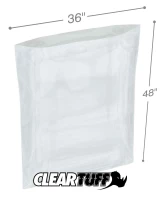 Clear 36 x 48 1.5 mil Poly Bags