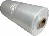 Clear 48 x 42 x 48 1 mil Gusseted Poly Bags on Roll