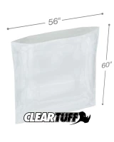 Clear 56 x 60 1.5 mil Poly Bags