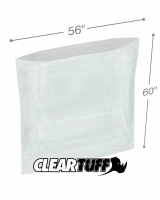 Clear 56 x 60 3 mil Poly Bags