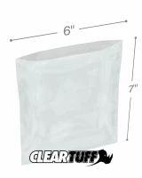 Clear 6 x 7 1.5 mil Poly Bags