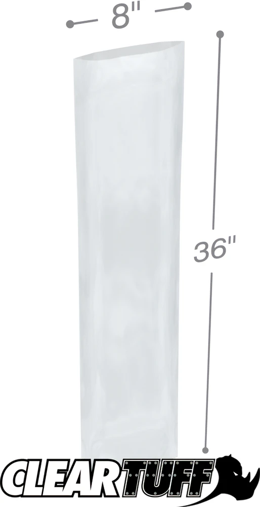 8 x 36 2 mil Poly Bags