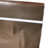 Close up of 4 x 6 3 Mil Minigrip Reclosable Amber UV Protective Bags Zipper