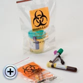 6x9 2Mil Minigrip Lab Guard Biohazard Specimen Transport Bags
