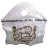 21 x 20   10 Tamper Proof Food Delivery Wave Top Bags