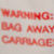 Thank You 11.5 x 6.5 x 22 T-shirt Bag Suffocation Warning