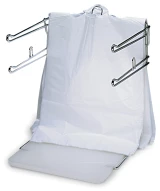 T-Shirt Bag Dispenser Rack for 1/6 Barrel bag with Bags