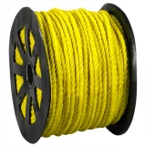 1/4 x 600 yellow polypropyelene rope